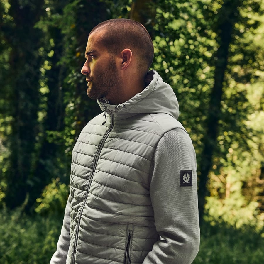 Belstaff Vert Full Zip Slim Fit Jacket Grey Mainline Menswear Ireland